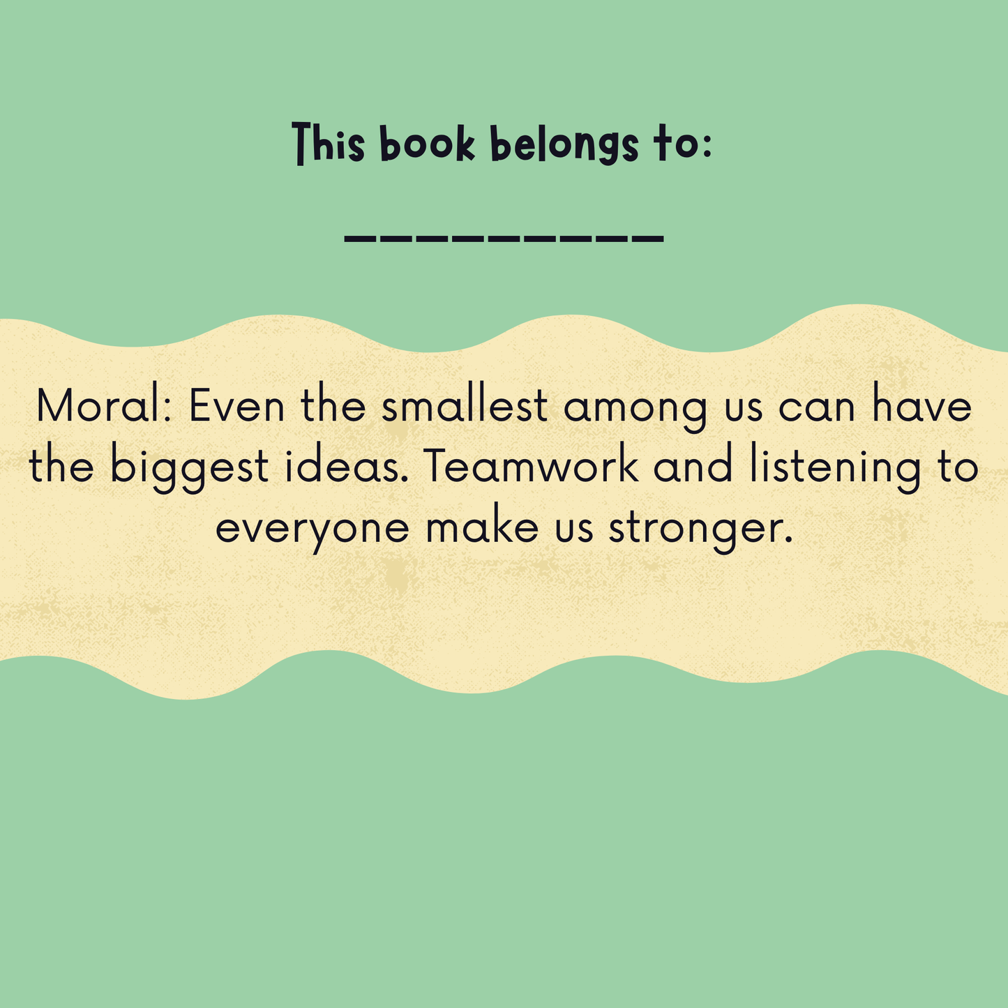 The Little Ant with Big Ideas